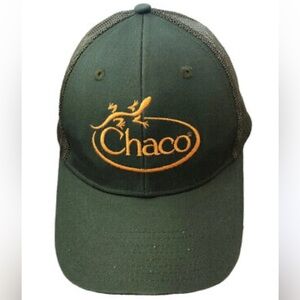 Chaco hat green trucker snap back logo lizard embroidered adventure outdoor OSM